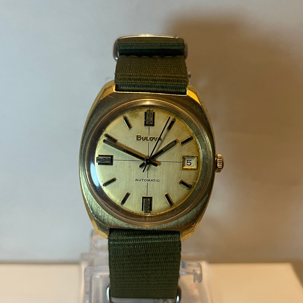 bulova sea king no whale 1972 vintage mens automatic watch